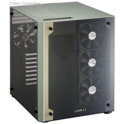 Lian-li PC-o8W Green & Black E-ATX PC Chassis