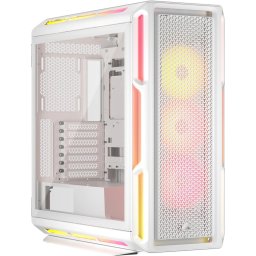 Corsair iCUE Link 5000T LX RGB Mid-Tower PC eATX Case - White