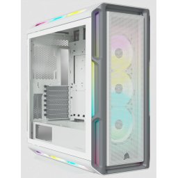 Corsair iCUE 5000T RGB White Mid-Tower ATX PC Case with Tempered Glass