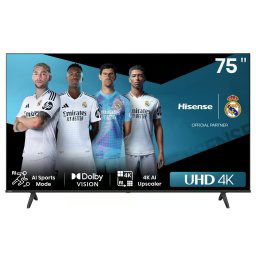 Hisense A6Q 75" 60HZ UHD 4K Smart TV *TV license*