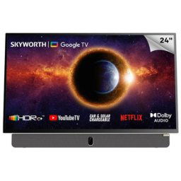Skyworth STF6800 24" FHD Grey Portable Google TV *TV license*