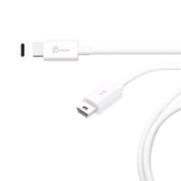 J5create JUCX10 USB Type-C 2.0 to Mini-B Cable