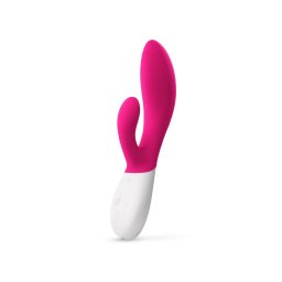 Lelo Ina Wave 2 Rabbit Vibrator - DeepPink