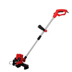 Casals Electric Grass Trimmer Aluminium Red - Powerful 550 watts Motor, 290mm Cutting Diameter