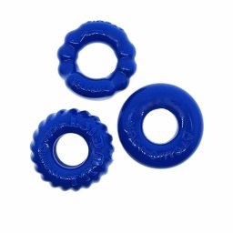 Oxballs Bonemaker - Cock Rings - 3 Pack - Blue