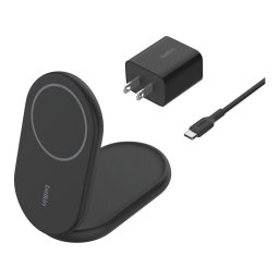 Belkin BoostCharge Convertible Magnetic Wireless Charging Stand - Black