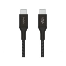 Belkin BoostCharge Type-C Male to Male USB Braided Cable 1m Black