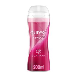 Durex 2-in-1 Massage Lubricant - Guarana 200 ml