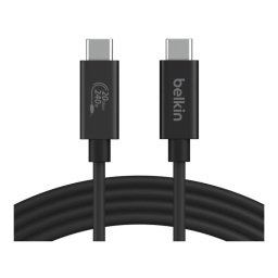 Belkin 2m USB4 204W 20Gbp/s Charging Cable Black