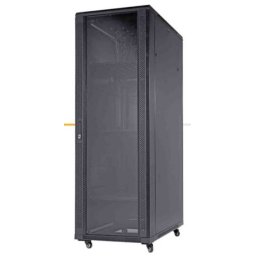 Unbranded 37U 600 x 1000 mm standing cabinet, Glass door