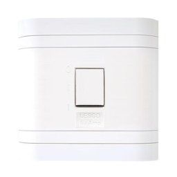 Lesco 2 Pole Flush Isolator Switch with Square Flush Cover