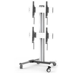 Lumi Bracket 45-55 inch dual video wall trolley stand 60kg