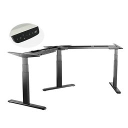 Lumi 3 stage triple motor corner sit-stand desk Frame