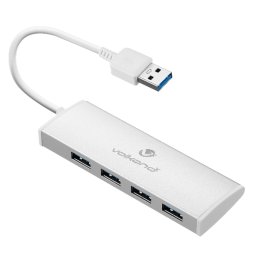 VolkanoX Media series 4 port USB hub with power cable