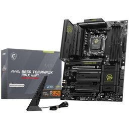 MSI MAG B850 TOMAHAWK MAX WIFI AMD Ryzen 7000 / 8000 / 9000 Series Socket AM5 ATX Motherboard