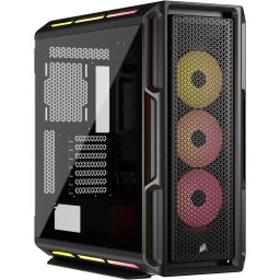Corsair iCUE Link 5000T LX RGB Mid-Tower PC eATX Case - Black