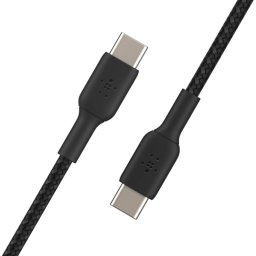 Belkin BoostCharge 1m Braided USB-C to USB-C Cable - Black