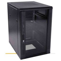 Unbranded 18u 600 x 800 floor standing cabinet, 4x fans, 1x shelf, Castors