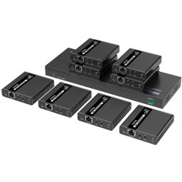 Lenkeng LKV728P 1x8 HDMI extender 4K @ 30Hz 40m 1080p @ 70m