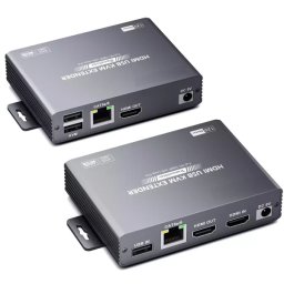120 Meter 4K UltraHD HDMI KVM Extender over CAT6 Loop out Zero Latency (Keyboard, Video, Mouse)