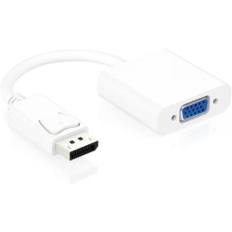 DisplayPort to VGA adapter cable - 8 inch bulk pack