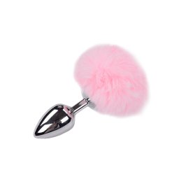 Adrien Lastic Alive Metal Anal Fluffy Plug - Large / Pink