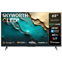 Skyworth Q6600H 65" QLED UHD Google TV *TV license*
