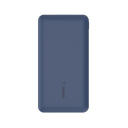 Belkin BoostCharge 10000mAh 3-Port Power Bank with USB-A to USB-C Cable Blue