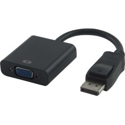 RCT DisplayPort to VGA adaptor - Black