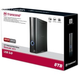 Transcend StoreJet 8TB 3.5" Aluminum Turbo External SATA HDD