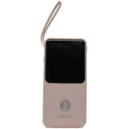 Viaking Power Bank 10 000 mAh Capacity Colour Light Pink