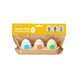 Tenga Egg Standard Set 1 - Male Masturbator - 3 pack