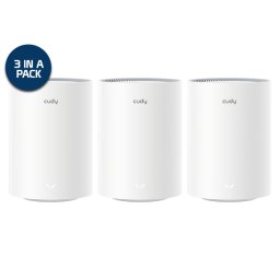 Cudy Dual Band WiFi 7 3600Mbps Gigabit Mesh Router | M3600 (3-Pack)