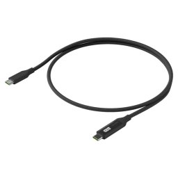 Ubiquiti USB-C Cable with Charge Display Black | UACC-Cable-USB-100W-1M-BK