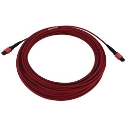 Eaton Tripp Lite series 15 m Magenta 100G Multimode 50/125 OM4 Fiber Optic Cable (12F MTP/MPO-PC F/F)