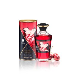 Shunga Aphrodisiac Warming Oil - Blazing Cherry