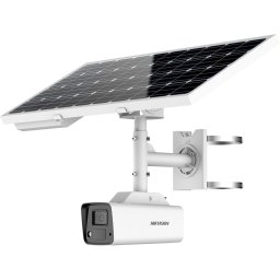 Hikvision 4MP ColorVU Solar-powered Security Camera setup with 4mm Lens