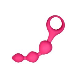 Adrien Lastic Alive Triball Anal Beads - Bright Pink