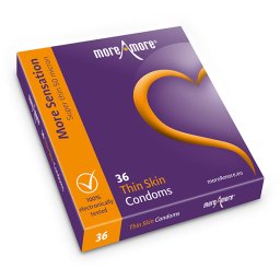 MoreAmore - Condom Thin Skin 36 pcs