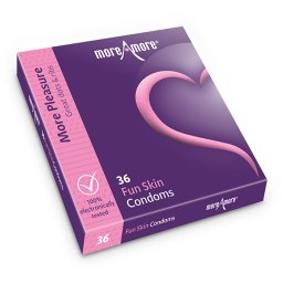 MoreAmore - Condom Fun Skin 36 pcs