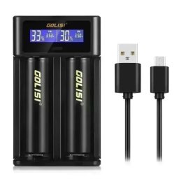 Golisi I2 2A Smart USB Charger with LCD Screen
