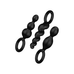 Satisfyer Booty Call - Beginner Butt Plug Set - Black