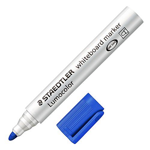 Marcatore a secco Lumocolor Whiteboard -Staedtler- blu tonda 2 mm
