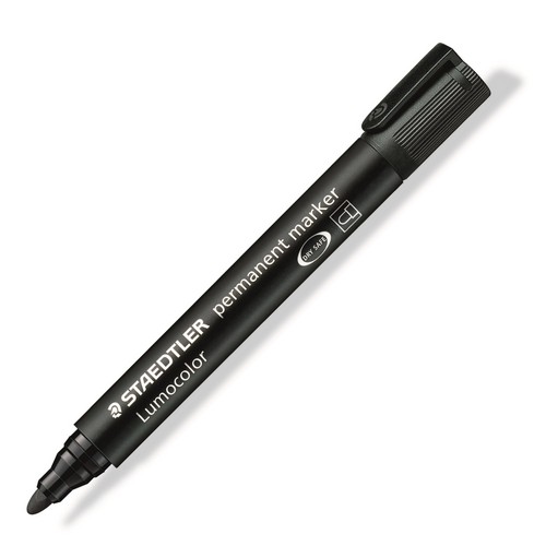 Marcatore Lumocolor Permanent Staedtler - blu - tonda - 2 mm - 352-3