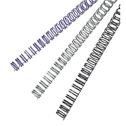 Dorsi metallici a 34 anelli GBC - 6 mm - 25 fogli - nero Dorsi metallici a 34 anelli GBC - 6 mm - 25 fogli - nero