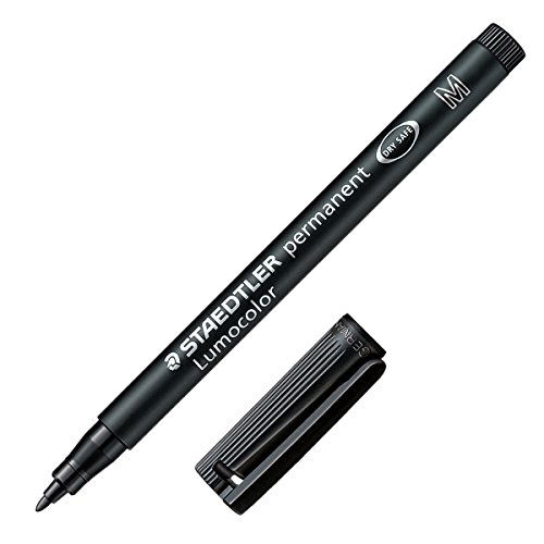 Penna a punta sintetica Lumocolor Permanent Staedtler - nero - media Penna a punta sintetica Lumocolor Permanent Staedtler - nero - media