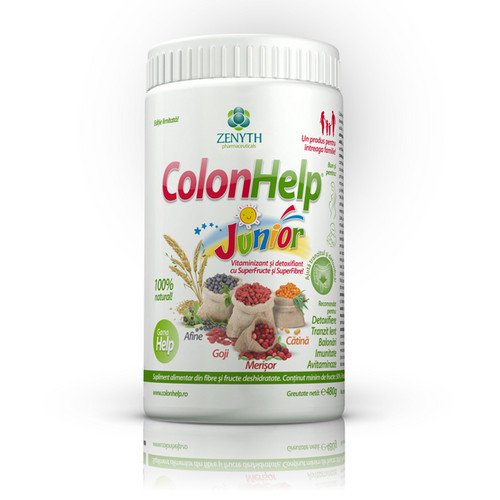 Colon Help Junior - detoxifiant si vitaminizant, grame (Suplimente nutritive) - fabricadepiatra.ro