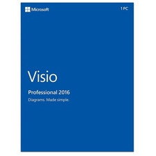 Microsoft Visio Professional 2016 (D87-07120)