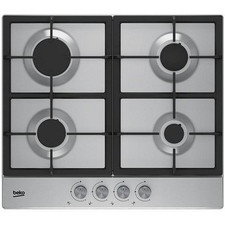 Plita gaz incorporabila Beko HIAG64225SX, 4 arzatoare
