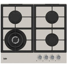Plita gaz incorporabila Beko HILW64225SBG, 4 arzatoare